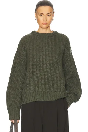 AYA MUSE X REVOLVE Crewneck Sweater in Mountain Green - Dark Green. Size L (also in M, S, XS, XXS).