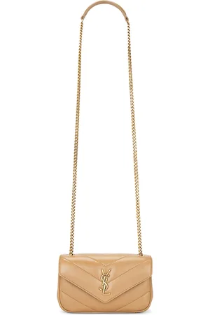 Saint Laurent Toy Loulou Bag in Natural Tan - Beige. Size all.