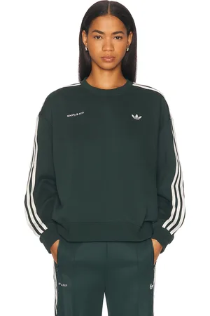 adidas X Sporty & Rich Crewneck Sweatshirt in Green - Green. Size L (also in M, S, XL, XS).