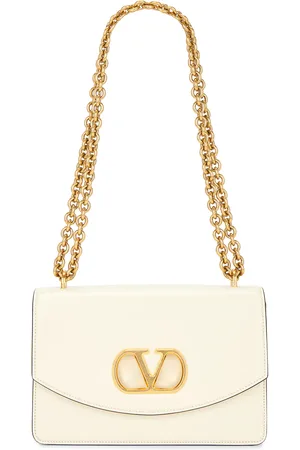 VALENTINO GARAVANI Vain Shoulder Bag in Butter White - White. Size all.
