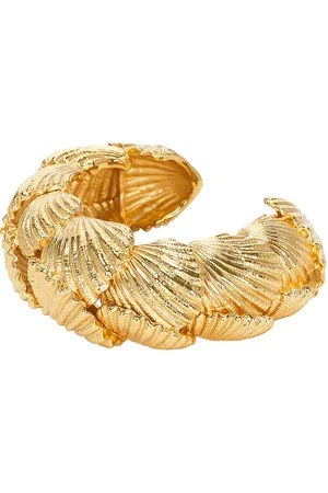 Chloé Shell Bracelet in Vintage Gold - Metallic Gold. Size all.
