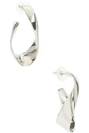 Isabel Marant Hoop Earrings in Silver - Metallic Silver. Size all.