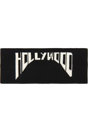 DRKSHDW BY RICK OWENS Headband in Black & Pearl - Black. Size all.