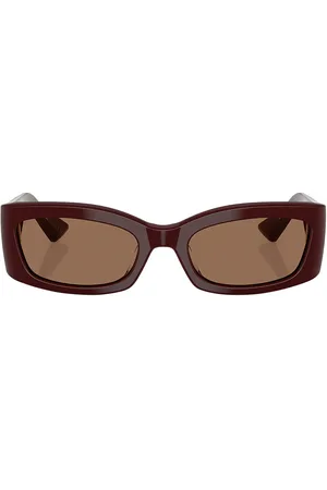 Oliver Peoples X Khaite 1993c Sunglasses in Burgundy - Burgundy. Size all.