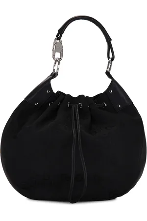 Gucci Canvas Handbag in Black - Black. Size all.