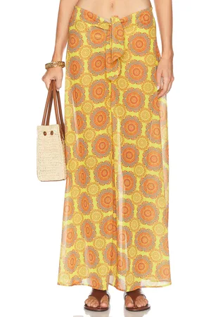 Bananhot Hayzel Skirt in Yellow Sunset - Yellow. Size L (also in ).