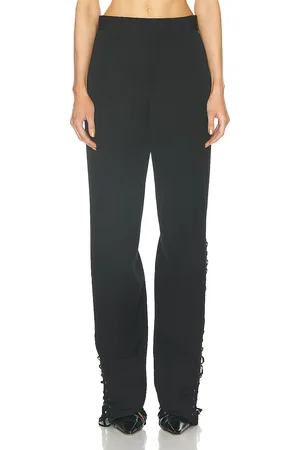 Jean Paul Gaultier Corset Inspired Lacing Pant in Black - Black. Size 34 (also in ).