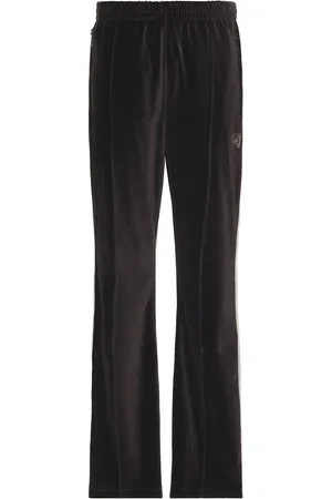 Pins & Needles Boot-Cut Track Pants in Charcoal - Black. Size L (also in M, XL).