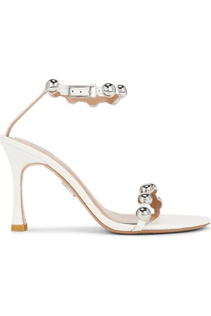 Retrofete Amata Heel in White & Silver - White. Size 36 (also in 37, 38, 39, 40).