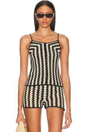 By Malene Birger Doria Top in Black & White - Black,Cream. Size L (also in M, S, XS).