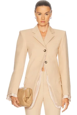 Sportmax Addurre Blazer in Camel - Nude. Size 4 (also in ).