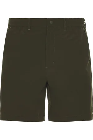 Quiet Golf Monogram Tech Short in Olive - Army. Size L (also in M, S, XL/1X, XXL/2X).