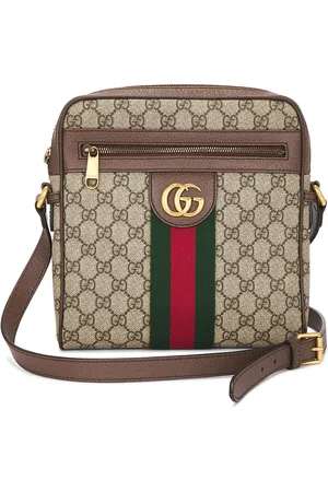 Gucci Ophidia Flat Messenger Bag in Beige - Beige. Size all.