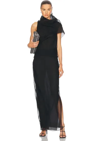 Khaite Jeanty Dress in Black - Black. Size 2 (also in 6).