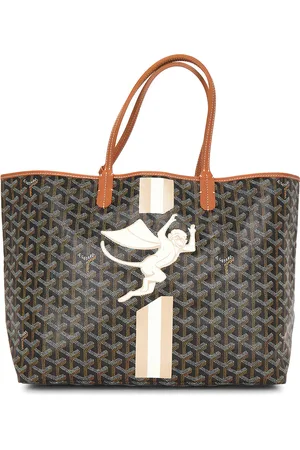 GOYARD Supermonkey Marquage Saint Louis PM Tote Bag in Black - Black. Size all.