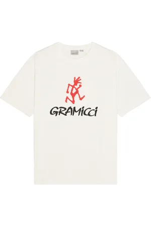 Gramicci Logo Tee in White - White. Size L (also in M, S, XL/1X).