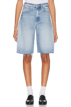 Mother The Half-pipe Bermuda Fray in Sow Surreal - Blue. Size 23 (also in 24, 25, 26, 27, 28, 29, 30, 32, 33).