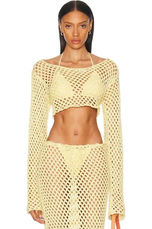 Bananhot Magen Top in Daisy Yellow - Yellow. Size M/L (also in XS/S).