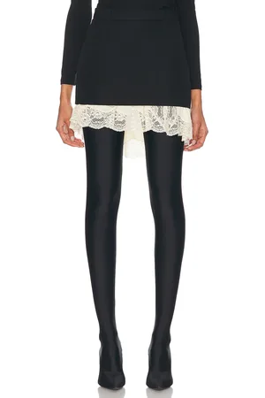 Balenciaga Lingerie Mini Skirt in Black - Black. Size 38 (also in ).