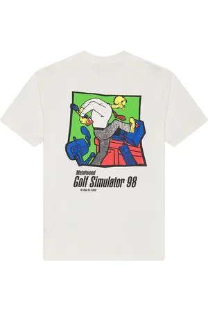 Metalwood Simulator 98 T-Shirt in White - White. Size L (also in M, S, XL/1X).