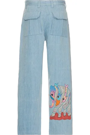 Kardo Ally 2.0 Trousers in Gond 04 - Blue. Size L (also in M, S, XL/1X).