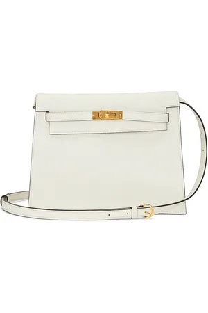 Hermès Evercolor Kelly Danse Shoulder Bag in Blanc - White. Size all.