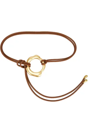Cult Gaia Asa Belt in Cuoio - Brown. Size all.