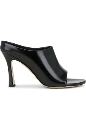 Bottega Veneta Mule Sandal in Black - Black. Size 37 (also in 38, 40, 42).