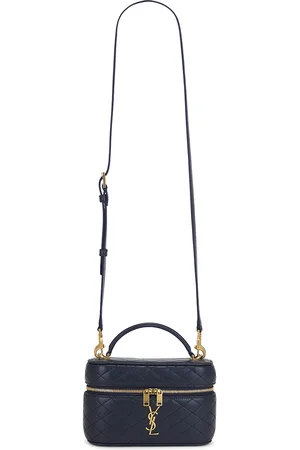 Saint Laurent Mini Gaby Vanity Bag in Marine - Navy. Size all.