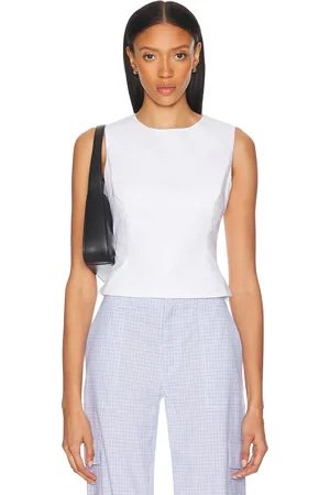 Alfie Nori Top in White - White. Size L (also in S, XS).
