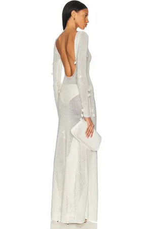 Anna October Emmeline Maxi Dress in Ivory - Ivory. Size M (also in S).