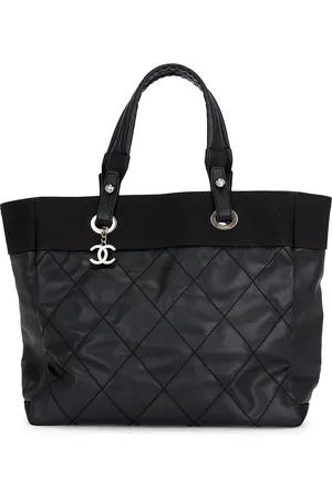 CHANEL Medium Paris-Biarritz Tote Bag in Black - Black. Size all.