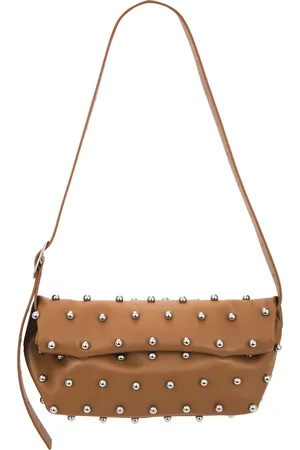 Jil Sander Rollup Small Square Belt Bag in Hazel - Brown. Size all.