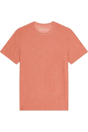 Beyond Yoga Always Beyond Crew Neck Tee 2.0 in Smoked Rose Heather - Rose. Size L (also in M, S, XL/1X).