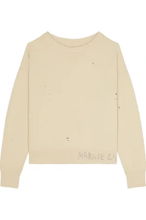 Maison Margiela Sweatshirt in Beige - Cream. Size L (also in M, XL).
