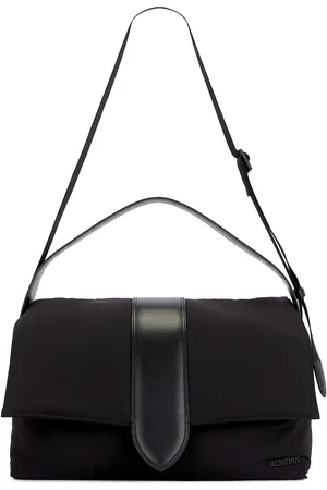 Jacquemus Le Messenger Bambino Bag in Black - Black. Size all.