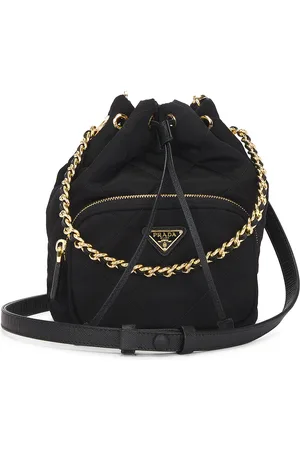 Prada Re-Edition 1995 Chaine Re-Nylon Shoulder Bag in Black - Black. Size all.