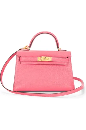 Hermès Chevre Kelly 20 Handbag in Rose Lipstick - Pink. Size all.