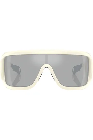Moncler Snowseeker Sunglasses in White - White. Size all.