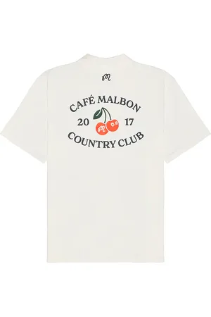 Malbon Golf X REVOLVE Cafe Du Malbon Polo in White - White. Size L (also in M, S, XL/1X).