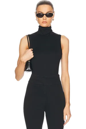ÉTERNE Harlow Tank Top in Black - Black. Size L (also in M, S, XL, XS).