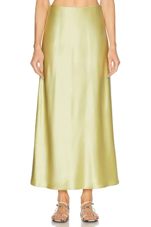By Malene Birger Boshan Skirt in Golden Mist - Yellow. Size 34 (also in 36, 38, 40, 42).