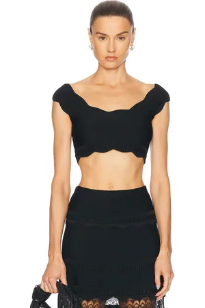 ALEXIS Lise Top in Black - Black. Size L (also in M, S, XS).