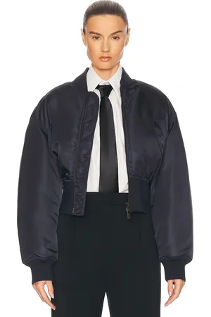 Saint Laurent Bomber Jacket in Marine - Navy. Size 34 (also in 36, 38, 40).
