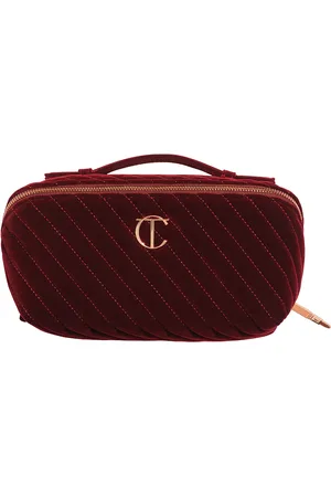Charlotte Tilbury Velvet Large Organizer Bag in N/A - Beauty: NA. Size all.