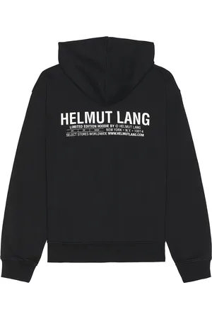 Helmut Lang Capsule Hoodie in Black - Black. Size L (also in M, S, XL/1X, XXL/2X).