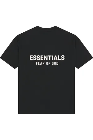 FEAR OF GOD Classic Fit T-Shirt in Jet Black - Black. Size L (also in M, S, XL, XXL).