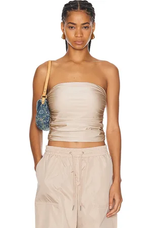 SER.O.YA Debbi Strapless Top in Gold - Tan. Size XS (also in ).