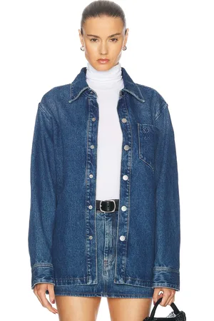 Ami Adc Overshirt in Used Blue - Denim-Medium. Size S (also in ).