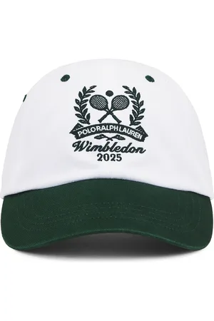 Ralph Lauren Wimbledon Logo Sport Cap in White - White. Size all.